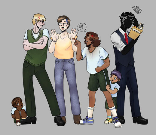 Personagem de TTRPG - O Prédio (Escola AU)